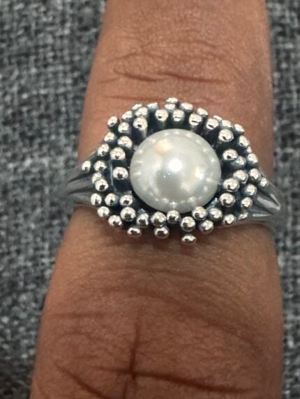 Anelli immitazione raspinni con perle Argento 925