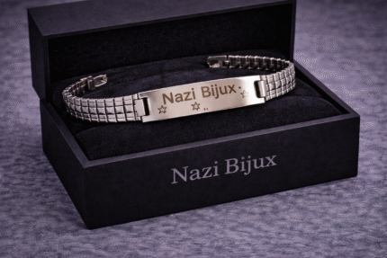 Bracciale Personalizzabile in Acciaio – Nazi Bijux