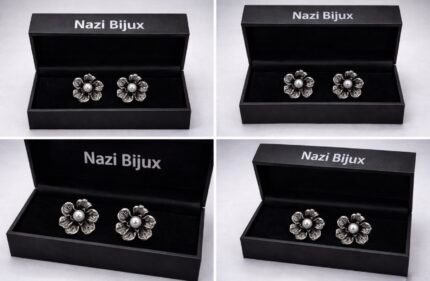 Orecchini Floreali in Argento 925 – Stile Nazi Bijux