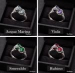 Anello Italiano in Argento 925 con Pietre Colorate – da nazi - Image 2